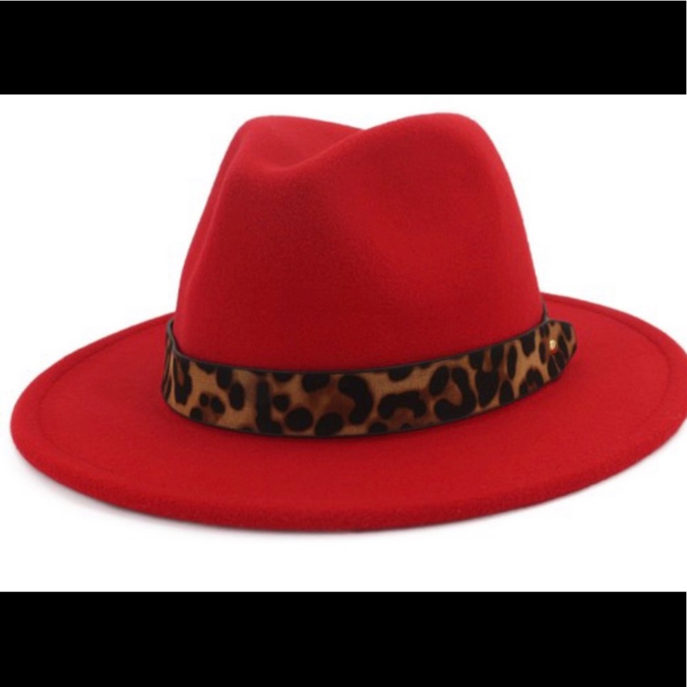 ✨ Classy Leopard Fedora ✨ - Picture 2 of 8